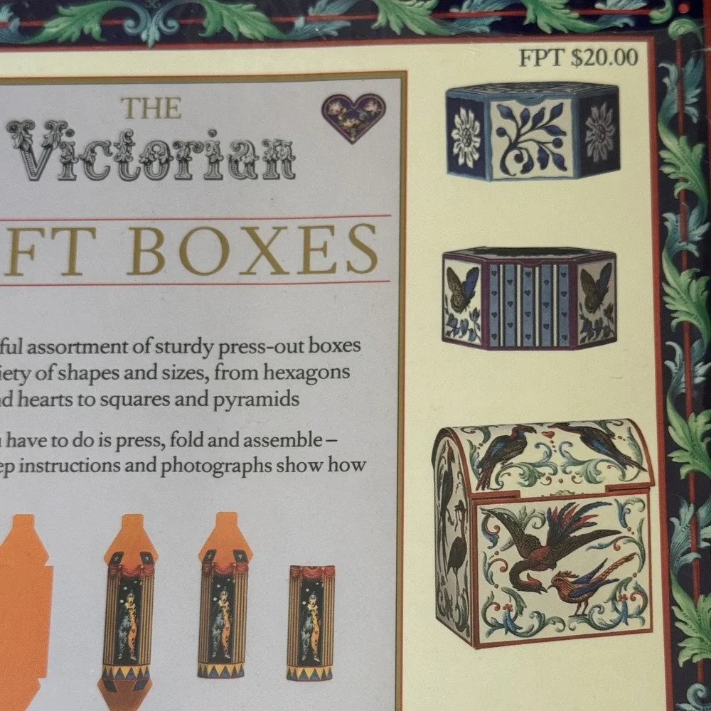 The Victorian Gift Boxes Jane Thomson 22 Press-Out Boxes Tags Hearst Books 1992
